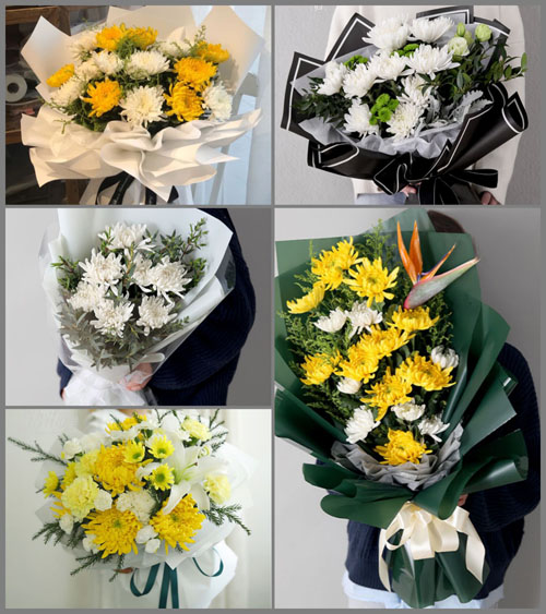 安徽滁州市明光市泊岗乡白事花束代送